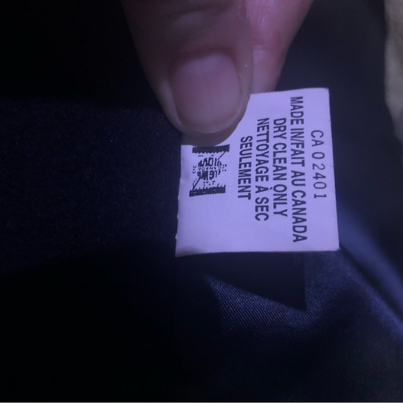 Mallia navy wool blend pea coat Size 16 - Picture 11 of 16